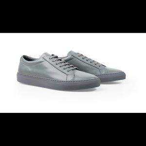 Artisan Lab Leather Sneakers - Dark Gray Size 43